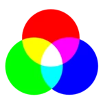 rgb color android application logo